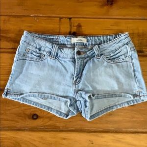 Denim jean shorts
